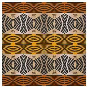 Tissu motif tribal africain ethnique