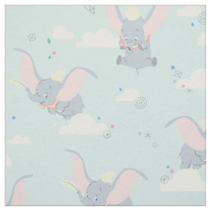 Tissu Motif tribal bleu de Cute Dumbo