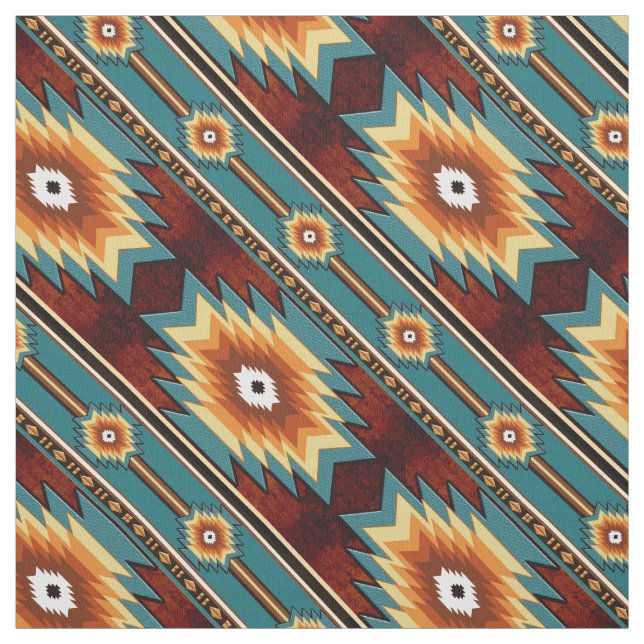 Tissu Motif tribal du sud-ouest (Échantillon)