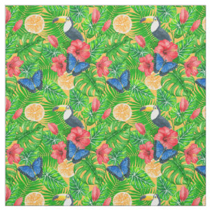 Tissu Motif tropical