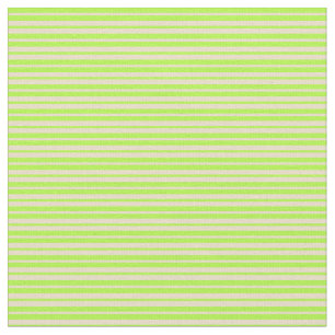 Tissu Motif vert clair et rayures bronzées/lignes