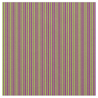 Tissu Motif vert et violet des bandes