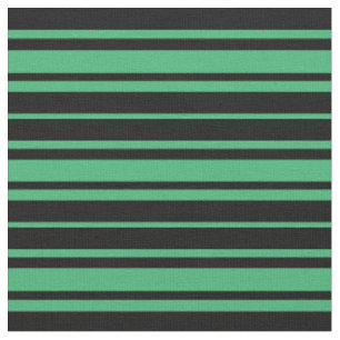 Tissu Motif vert noir et mer