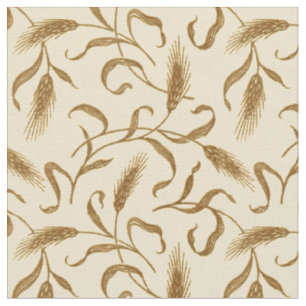 Tissu Motif vintage du blé de 1905