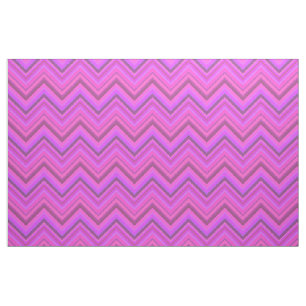 Tissu Motif zigzag à rayures roses