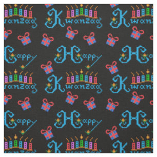Tissu Motifs heureux de Kwanzaa