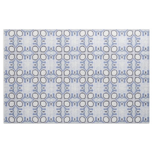 Tissu Moyenne foncé Pastel Bleu Bali Batik Motif
