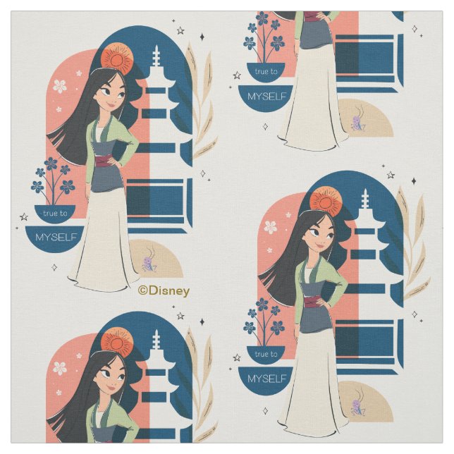 Tissu Mulan est fidèle à moi (Échantillon)