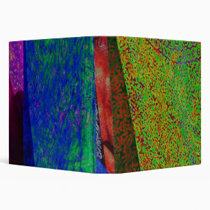Tissu multicolore de batik classeur de 1,5 pouces
