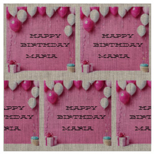 Tissu Mur de photos personnalisé pour un joyeux annivers