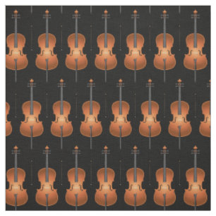 Tissu Musique Cello Musicien Salle Décor