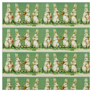 Tissu Musique Mignonne Fabriquant Orchestre de lapins