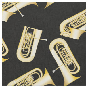 Tissu Musique Tuba Musique Musicien Décor