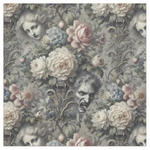 Tissu My Sweet Fang - Carrelage classique gothique