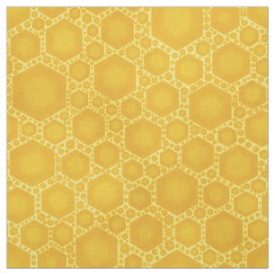 Tissu Nature mignonne de motif d'abeille de ruche de