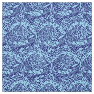 Tissu Navires à voile de l'ère victorienne sous le motif