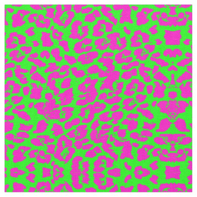 Tissu Neon Big Cat Print (Fermer)
