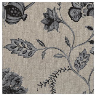 Tissu Nerf de boeuf floral