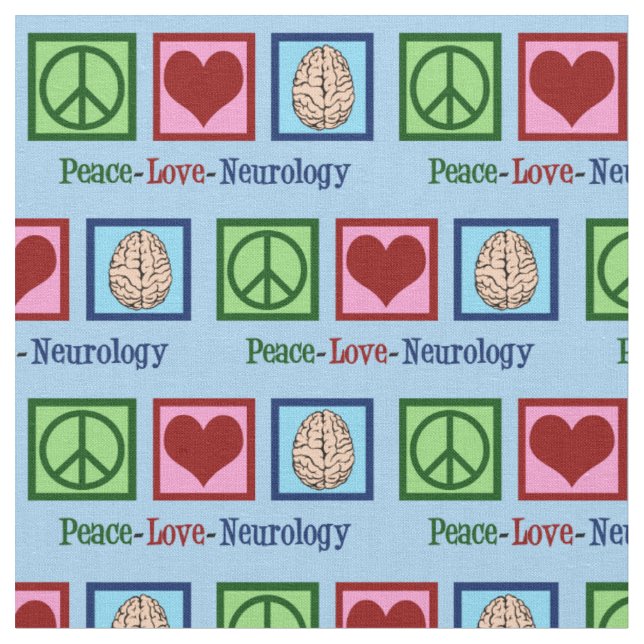 Tissu Neurologie de l'amour pour la paix (Fermer)