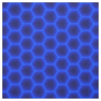 Tissu Nid d'abeilles 3D bleu