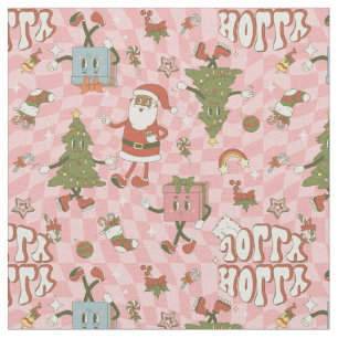 Tissu Noël africain père Noël noir super des années 1960