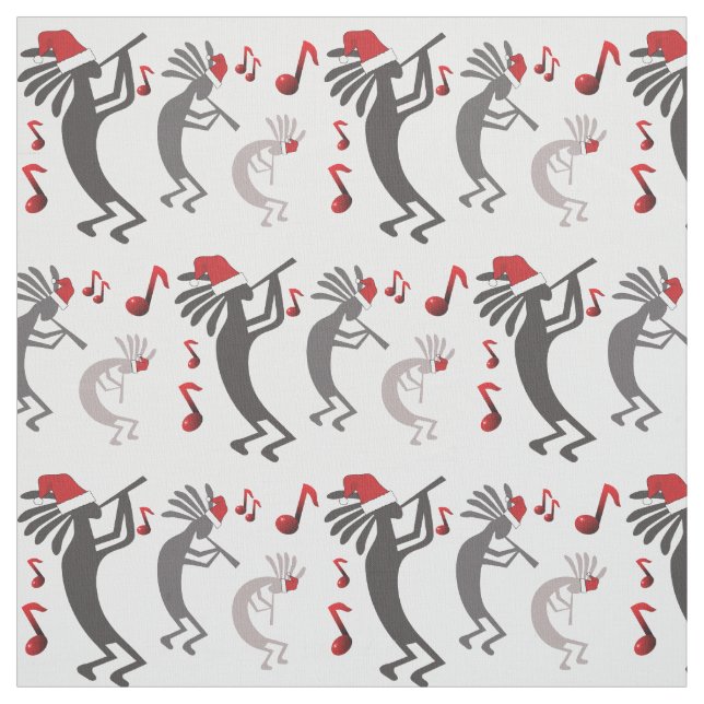 Tissu Noël Kokopelli (Échantillon)