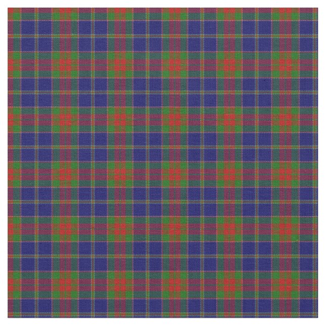 Tissu Noël Matin écossais Tartan Motif (Fermer)