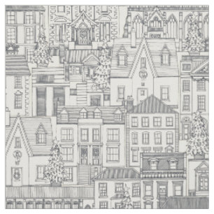 Tissu noël perle de fer