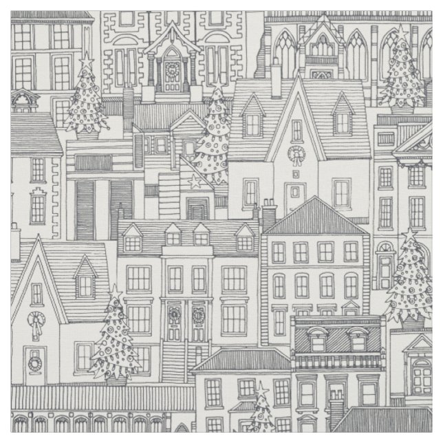 Tissu noël perle de fer (Échantillon)