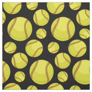 Tissu Noir dispersé de boules du base-ball