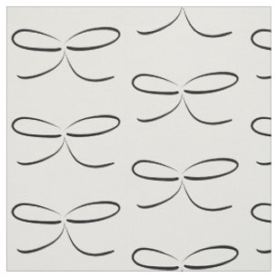 Tissu noir et blanc d'arc