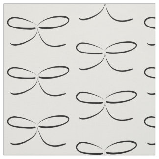 Tissu noir et blanc d'arc