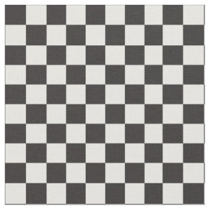 Tissu noir et blanc de motif de contrôleur