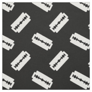 Tissu Noir modelé droit de lame de rasoir de bord