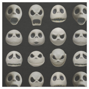 Tissu Nombreux visages de Jack Skellington - Motif