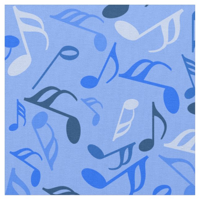 Tissu Notes de musique colorée (Fermer)