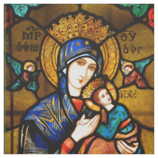 Tissu Notre Dame De L'Aide Perpétuelle
