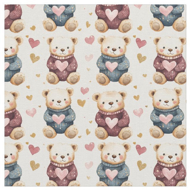 Tissu Nounours transpirés (Fermer)