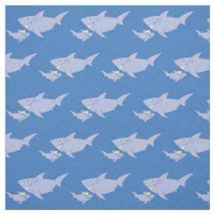 Tissu Nourriture pour bébé requin Décor mignonne
