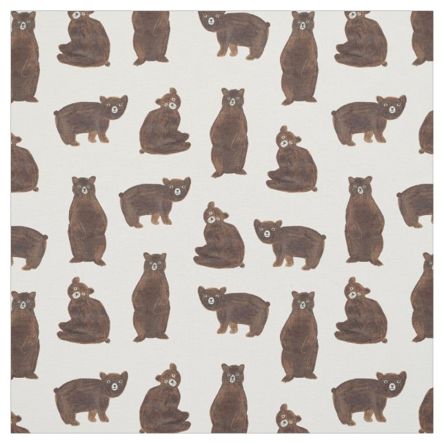 Tissu Nous sommes des ours (Échantillon)