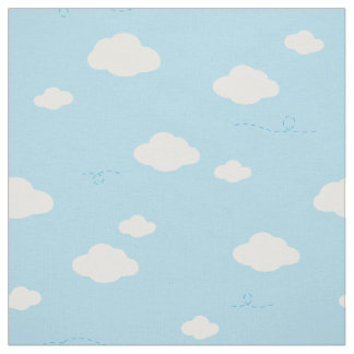 Tissu Nuages et vent