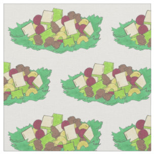 Tissu NYC Fruit Nut Waldorf Salade Pommes Celery Noix