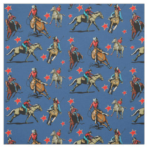 Tissu occidental de conception de chevaux