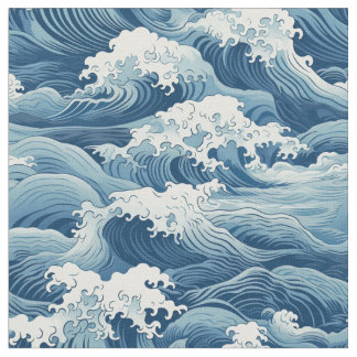 Tissu Ocean Waves