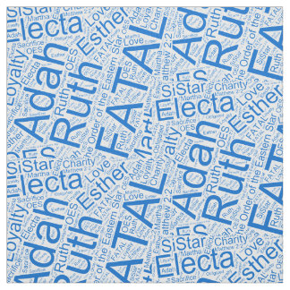 Tissu OES Collage bleu