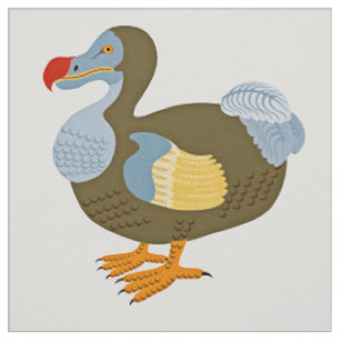 Tissu Oiseau classique de dronte de bande dessinée
