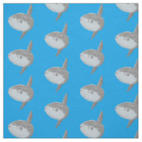 Oiseau de mer mola mola mignonne caricature