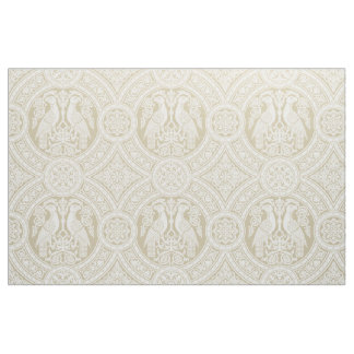 Tissu Oiseaux byzantins en ivoire