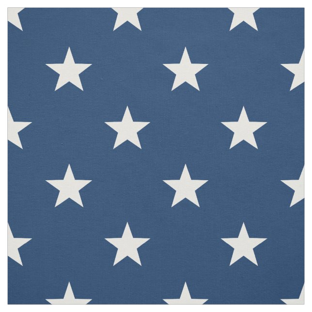 Tissu Old Glory Blue White Stars (grande échelle) (Échantillon)