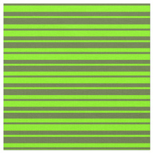 Tissu Olive foncé vert et Motif couleur Chartreuse